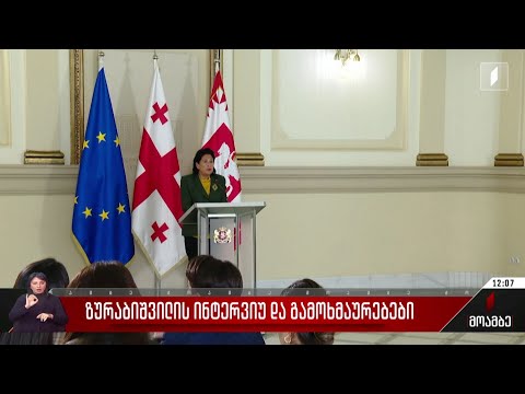 ზურაბიშვილის ინტერვიუ და გამოხმაურებები