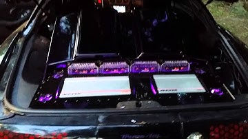 New Firebird WS6 Subwoofer box and amp setup.