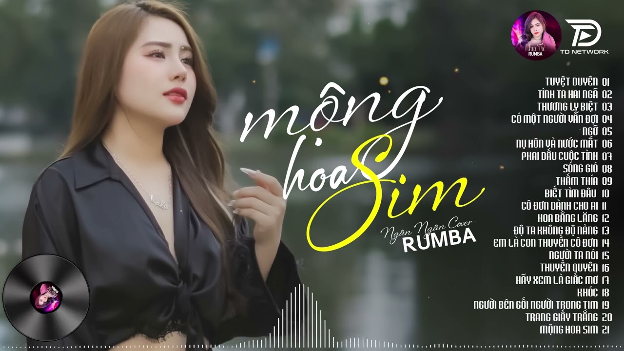 MỘNG HOA SIM, THƯƠNG LY BIỆT - ALBUM RUMBA XUẤT SẮC NHẤT 2025 - NGÂN NGÂN COVER CỰC HÓT