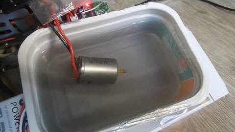 How to water break-in your WLtoys V912 after replacing the main motor?