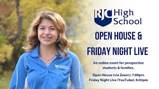 2021 RJC High School Friday Night Live!