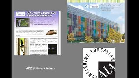 Reducing Bird Collisions Webinar
