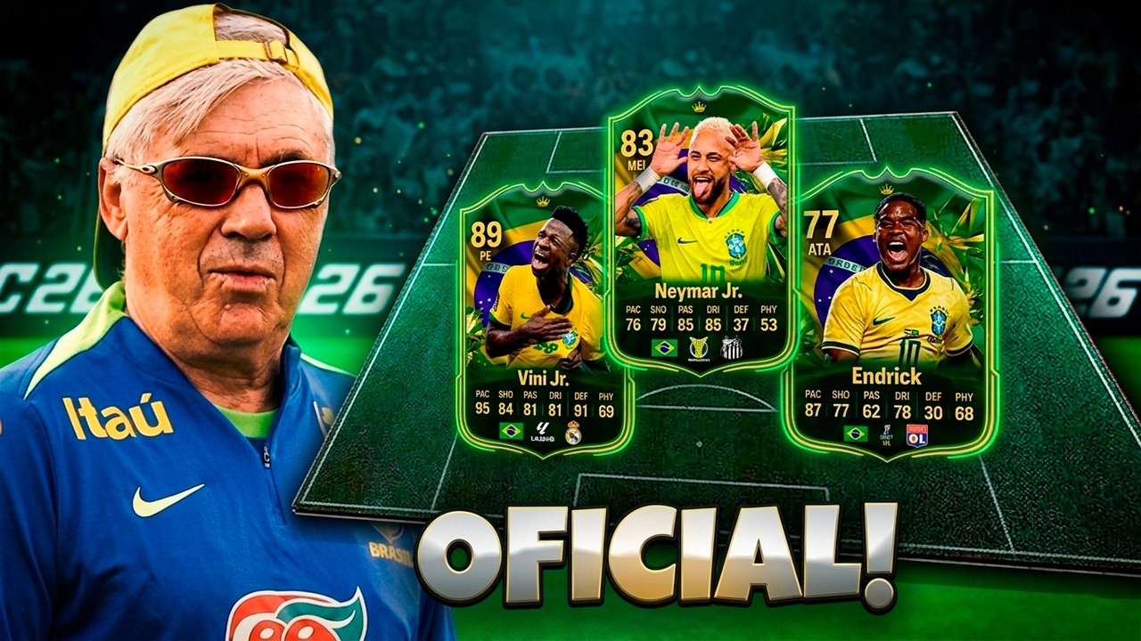 CHEGOU 🔥 MONTEI A CONVOCAÇÃO DA SELEÇÃO BRASILEIRA NO FIFA 26!