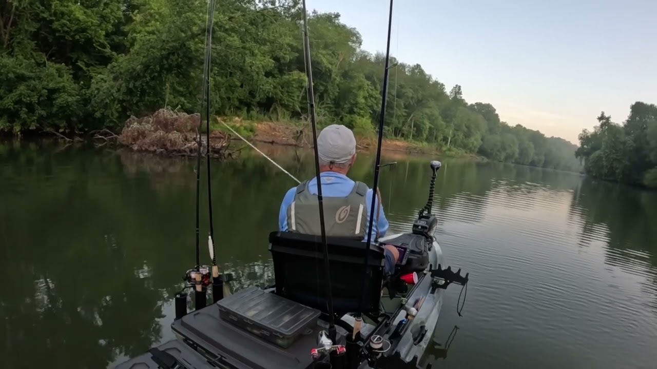 Kayak Bass Fishing The Chattahoochee River