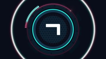 Futuristic Countdown Motion Graphics