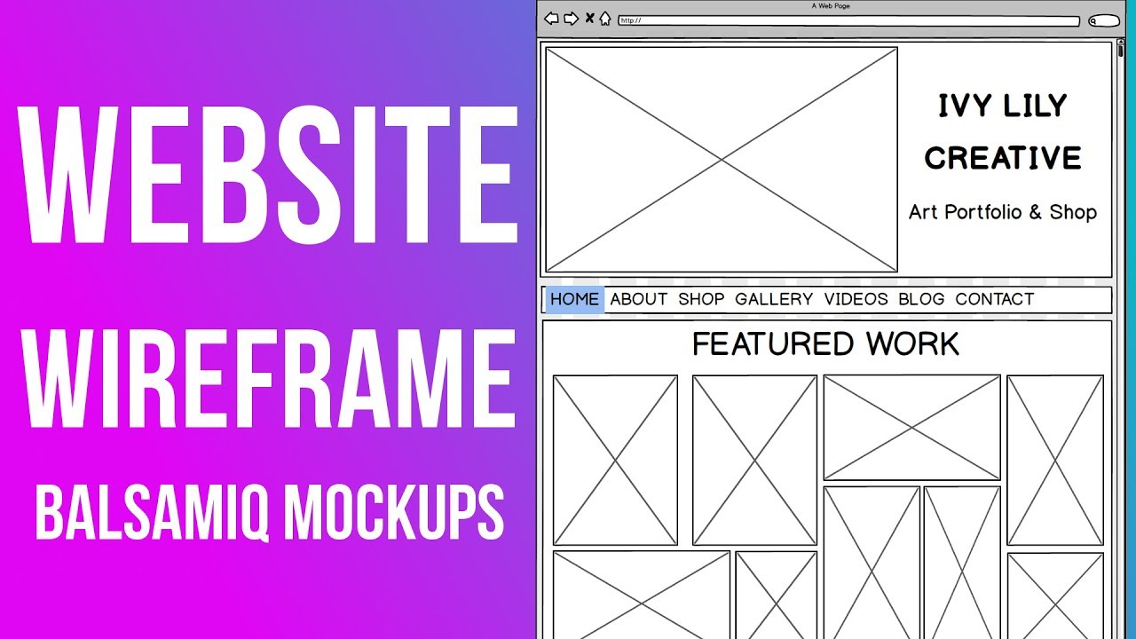 Download How To Wireframe A Website Balsamiq Mockups Tutorial Youtube