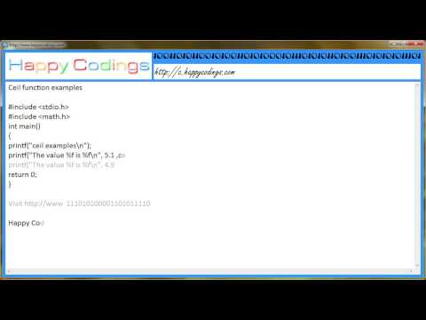 Ceil function c code example