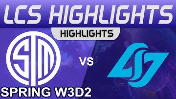 TSM vs CLG Highlights LCS Spring Season 2023 W3D2 Team SoloMid vs Conter Logic Gaming by Onivia