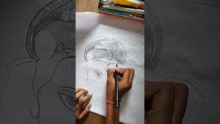 Ganesh bhagwan viral trendingshorts  status shorts art sketch drawing painting