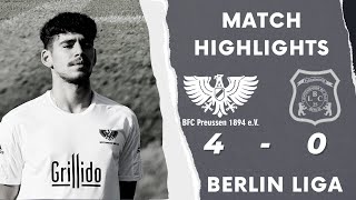 BFC Preussen - Lichtenrader BC HIGHLIGHTS | 30. Spieltag BERLIN LIGA | BFC PREUSSEN TV