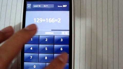 Math Tricks - Single game - To the bitter end - level 14 (Number Keyboard)
