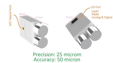 alignG-S, Ultrasonic 3D Printer Bed Leveling Sensor,  Proof of Precision in Distance Mode