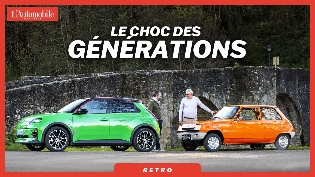 Renault 5, le duel des générations (1975 vs 2024)