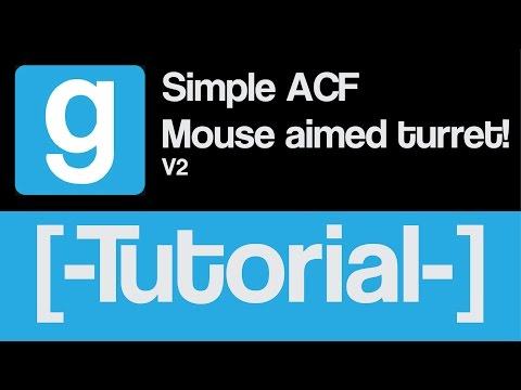 [TUTORIAL] gmod ACF mouse Mirata torretta V2