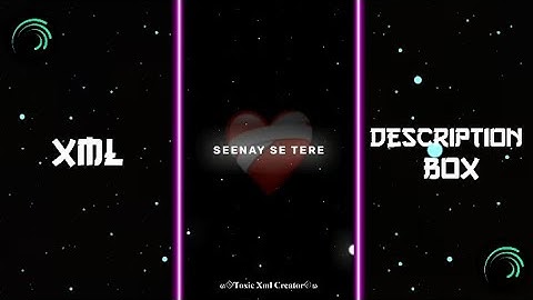 PAL PAL DIL KE PAAS 💖✨ || NEW XML FILE 🎟️🦋|| NEW TREND XML👀💥 || ‎#Xml #alightmotion #viral