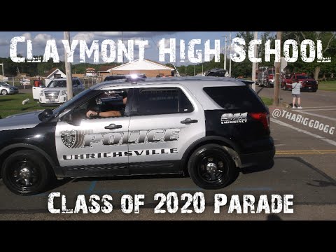 Claymont High School 2020 Senior Parade #ClaymontMustangs #Uhrichsville #Dennison