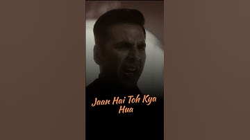 Kya Loge Tum Lyrical Status Video | Akshay Kumar | BPraak | Jaani | Arvindr Khaira | #lkc #ytshort