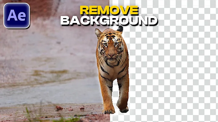 Remove BACKGROUND From Video in AFTER EFFECTS