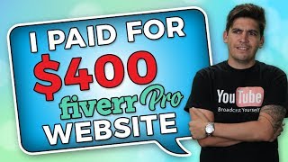 I Purchased A $400 WEBSITE From FIVERR PRO!! THIS IS WHAT I GOT! 😱😱😱