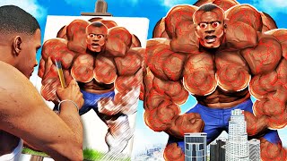 Drawing the STRONGEST FRANKLIN EVER In GTA 5
