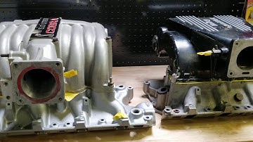 Holley Systemax 2 vs Bigdogs Stage 2 ported Cobra gt40 manifold #1 runner flow comparison.