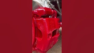 We painted these calipers in blood red colour | #shorts @H9AUTOMOTIVE #H9AUTOMOTIVE #verna
