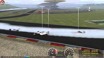 rFactor 2 - build 194 - testing under heavy rain