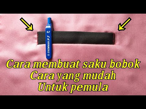 Video: Cara Menjahit Kantong