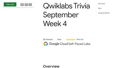 Qwiklabs Trivia September Week 4 || Full Solution ||Qwiklabs Trivia September 2022