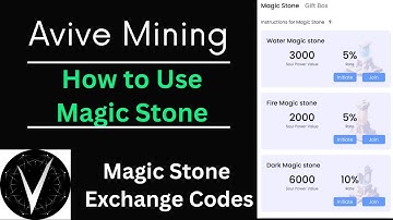 Avive App | How to use the Magic Stone to increase your mining rate (Soul Power)