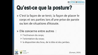 Capsule 17 - Rencontres oratoires : Définition de la posture