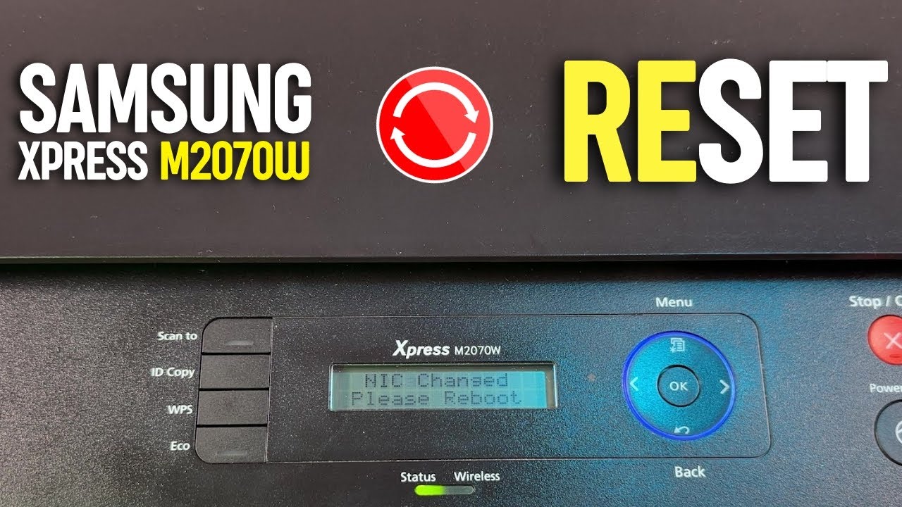 Samsung Xpress M2070FW scanning problems