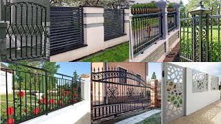 modern metal fence design ideas / Welded metal fence ideas / metal fence ideas for beginner welders