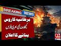 UK Announces New Naval Force Against Russia | Breaking News | 92NewsHD