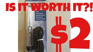 Harbor Freight Tools Cheap $2 Test Light Review !!!