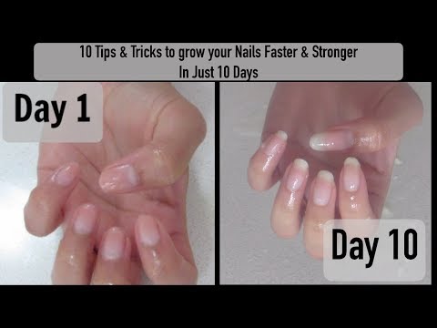 10 Tips and Tricks for longer and stronger nails || Nail growth hacks || Mamtha Nair