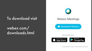 Welcome to Webex Meetings