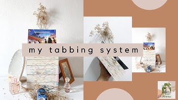 HOW I TAB MY BOOKS 🌟📚  My Tabbing System.