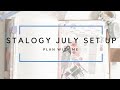 B6 Stalogy July Set Up and Plan with Me