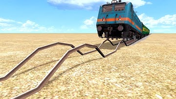 TRAINS RUNNING ON RISKY RAILWAY TRACKS || TRAINS Vs RISKY RAILROAD - Train Simulator 2022