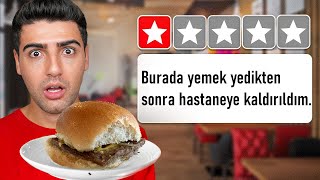 Türkiye'nin En Düşük Puanlı Restoranlarını Test Ettik !
