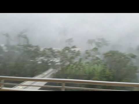 Cyclone Debbie @ 8:47 am at Reef Hotel