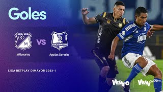 Millonarios vs Águilas Doradas (goles) Liga BetPlay Dimayor 2023-I | Fecha 9