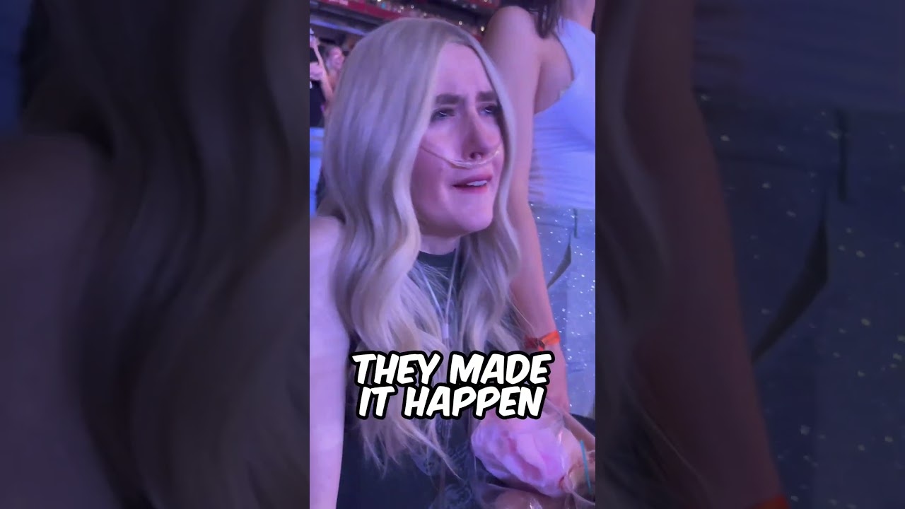 She fulfilled her dream of seeing Taylor Swift before she passed away ❤️