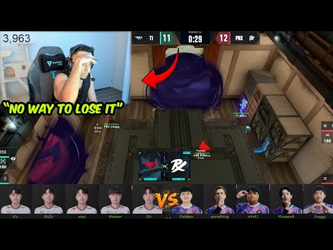 FNS Reacts to T1 almost reverse sweep comeback moment T1 vs PRX | VCT Pacific