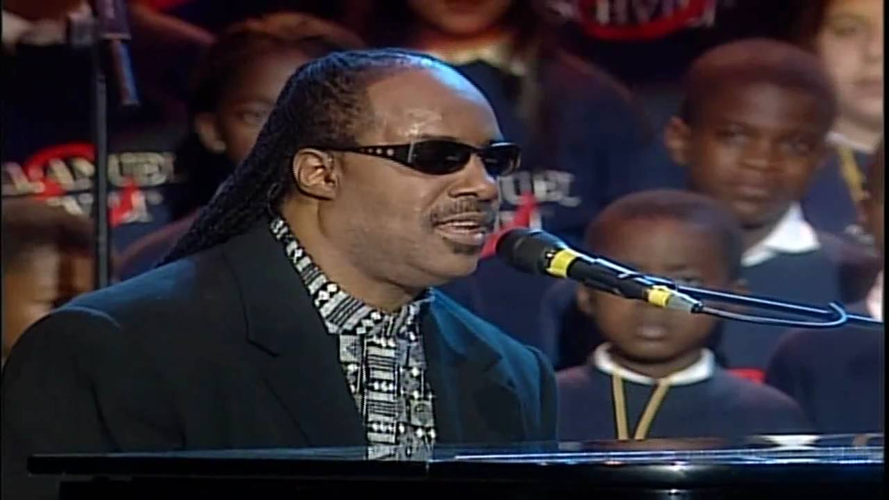 ⁣Stevie Wonder, Luciano Pavarotti & All Stars - Peace Wanted Just To Be Free (LIVE) HD