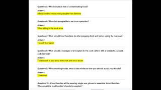 SERVSAFE CHAPTER 3 STUDY SET EXAM QUESTIONSActual Qs and Ans - Expert-Verified Explanation