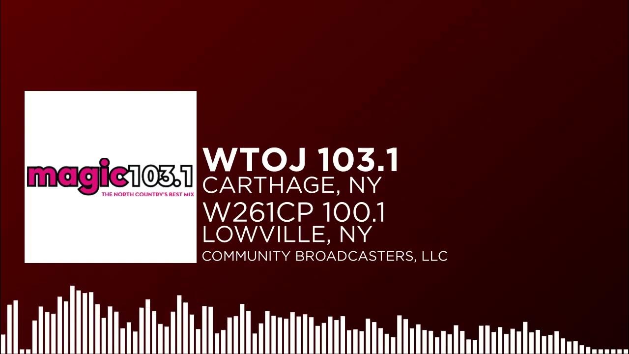Wtoj carthage ny magic 103 1 legal id christmas music 11 4 24