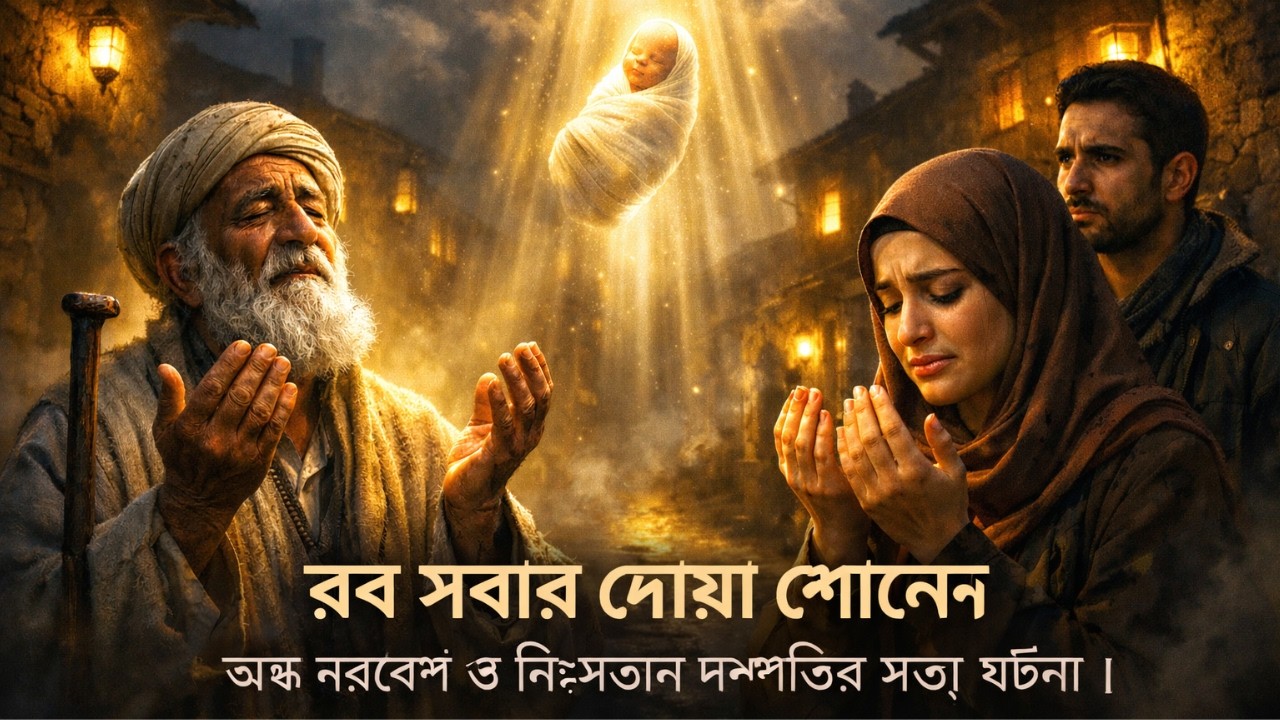 রব সবার দোয়া শোনেন | অন্ধ দরবেশ ও নিঃসন্তান দম্পতির সত্য ঘটনা | ইসলামিক শিক্ষামূলক গল্প