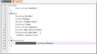 HTML5 Tutorial   23   Animating with Transitions